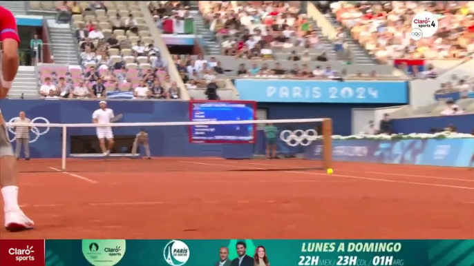 Novak Djokovic [2-0] Stefanos Tsitsipas: Tenis, cuartos de final, varonil en #Paris2024