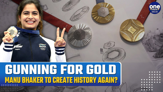 Olympics 2024: Indian Shooter Manu Bhaker Secures Spot in 25m Pistol Final, Eyes Gold Medal| Watch