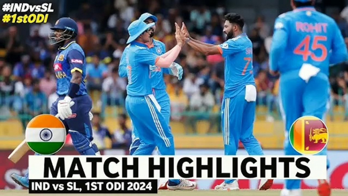 Full Highlights | India vs Srilanka 1st ODI 2024 | IND vs SL ODI Highlights