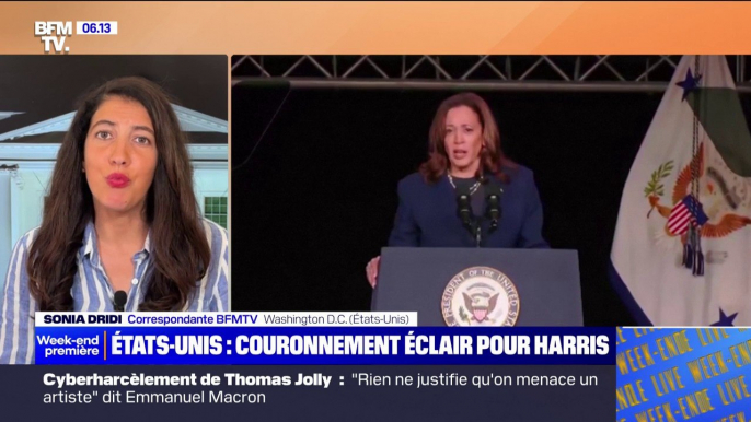 États-Unis: Kamala Harris obtient assez de voix pour remporter l'investiture démocrate