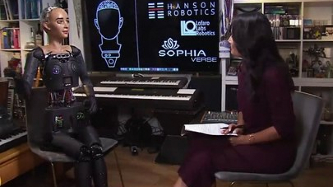 Sophia tells it's name meaning.. #shorts #short #robot #technology #space #science #tech #ai