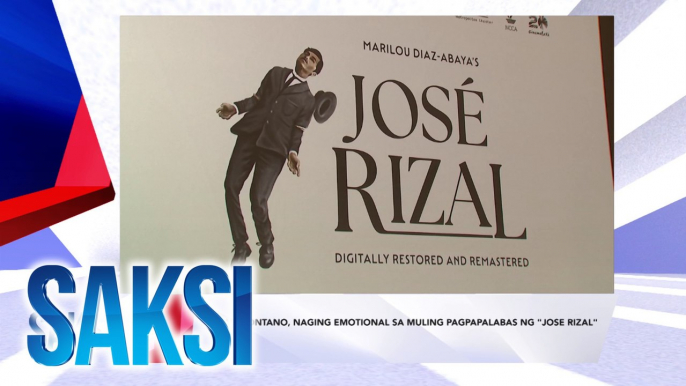 SAKSI RECAP: Cesar montano, naging emotional sa muling pagpapalabas ng "Jose Rizal" (Originally aired on August 8, 2024)