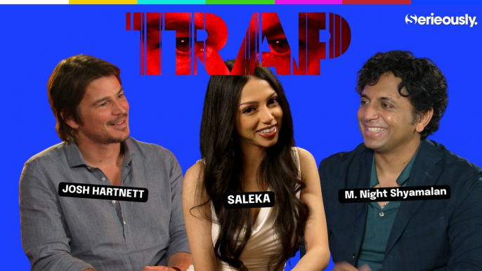 TRAP : Josh Hartnett, Saleka et M. Night Shyamalan nous parlent du film