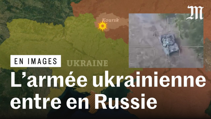 Ukraine : les images géolocalisées de l’incursion ukrainienne la plus importante depuis le début de la guerre sur le territoire russe