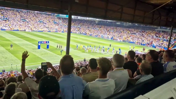 Leeds walk out at Elland Road for the new 2024/25 season