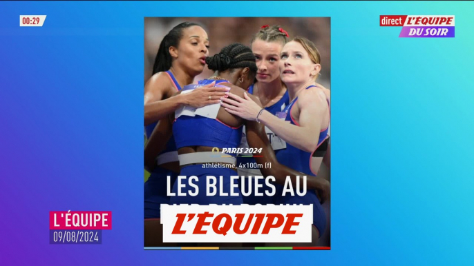 Les Françaises 4es du relais 4x100m, les États-Unis sacrés - JO 2024 - Athlétisme