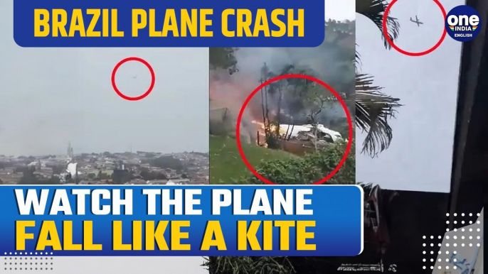 Brazil Plane Crash: Most Shocking Moments Of São Paulo Plane Crash Disaster Captured On Camera