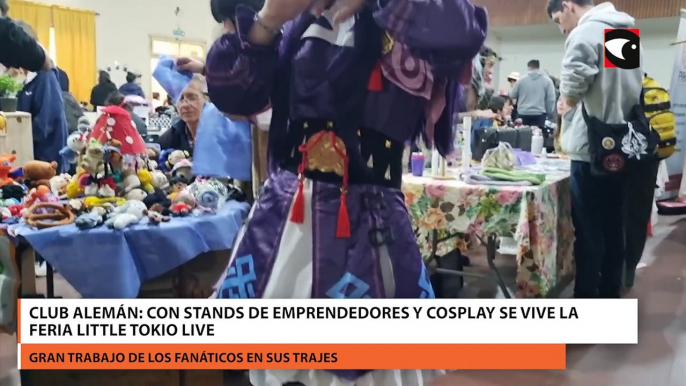 Club Alemán Con stands de emprendedores y cosplay se vive la feria Little Tokio Live