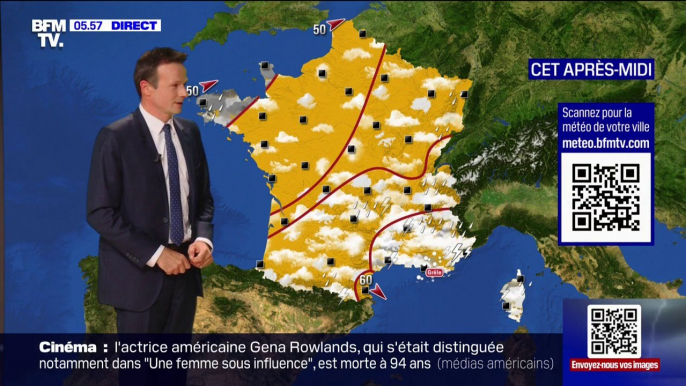 Des orages dans le sud du pays et une chaleur plus modérée en journée dans tout le pays pour ce jeudi 15 août