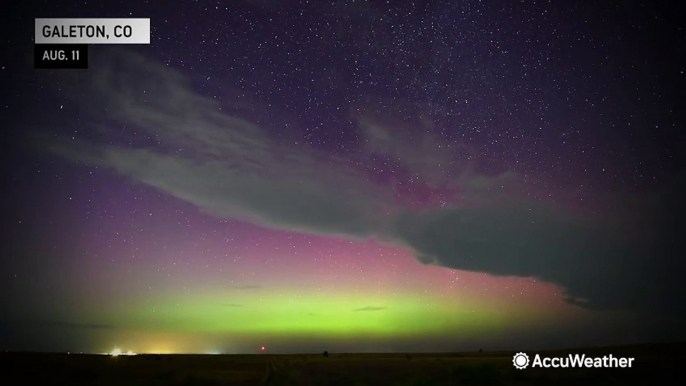 Dazzling northern lights put on a show in US