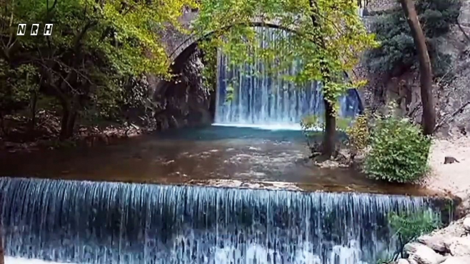 Hd relaxation film "Sweet Water Sound" with beautiful waterfall and natural water sound.