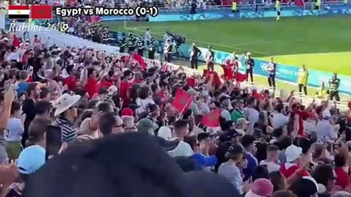 Morocco vs Egypt (6-0) Olympics Paris 2024 Mens Football- Bronze Medal Celebration