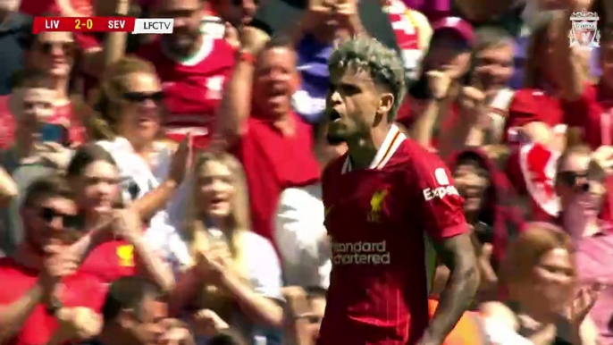 HIGHLIGHTS: Luis Diaz double & a Jota screamer! Liverpool 4-1 Sevilla | Pre-Season 2024