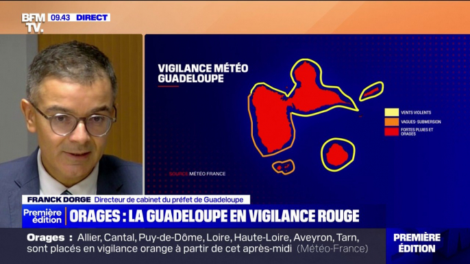 Tempête tropicale Ernesto: la préfecture de Guadeloupe "demande à la population de limiter ses déplacements"