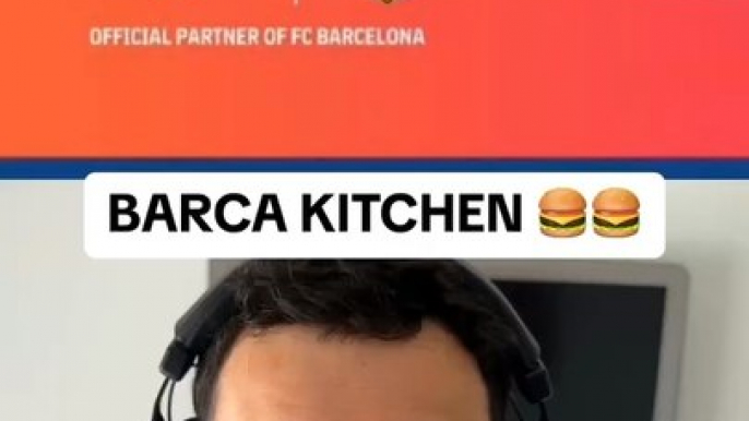 Le Barca se met à la livraison de burgers. Noyé par les dettes, le FC Barcelone a decidé de diversifier ses revenus et de vendre des hamburgers à des prix incroyablement élevés… #burger #barca #fcbarcelona