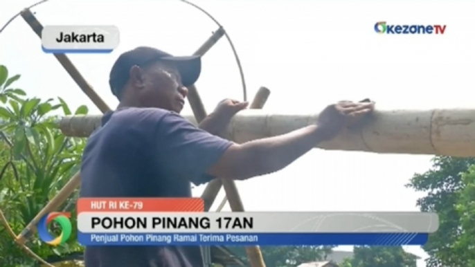 Penjual Pohon Pinang Banjir Omset