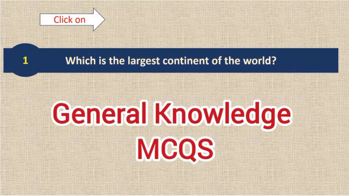 General Knowledge mcqs | irfa gk quiz