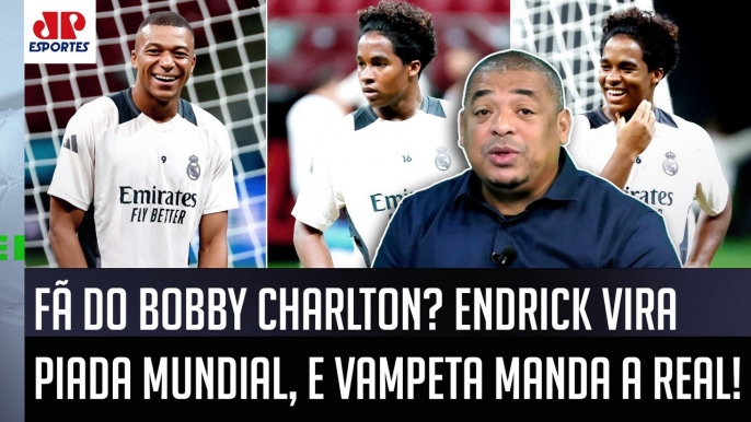 "Endrick, PELO AMOR DE DEUS! NÃO VÁ VIRAR um..." OLHA o que Vampeta FALOU sobre PIADA no Real Madrid