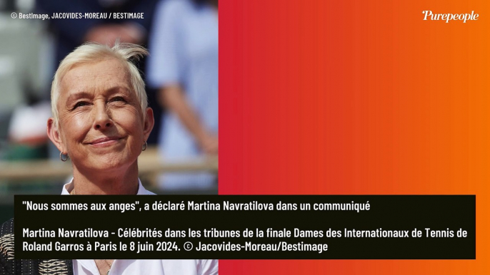 Martina Navratilova maman à 67 ans ! La légende du tennis et sa femme Julia annoncent l'arrivée de deux garçons