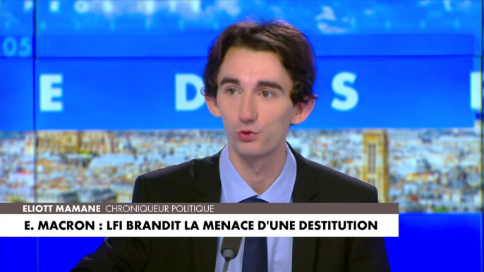 «LFI donne un très bon argument à Emmanuel Macron de maintenir la situation actuelle» en ne nommant pas de nouveau Premier ministre selon Eliott Mamane