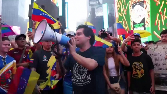 El grito de "libertad" de miles de venezolanos retumba en diversas ciudades de América