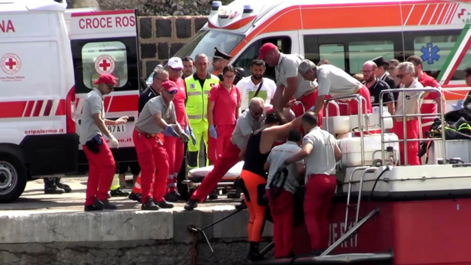 Tornado sinks superyacht, rescuers search for survivors off Italian coast