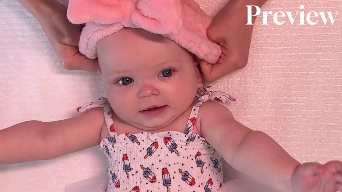 Baby Ellie ASMR Facial | Kay&Tay's Mommy and Me Spa Day