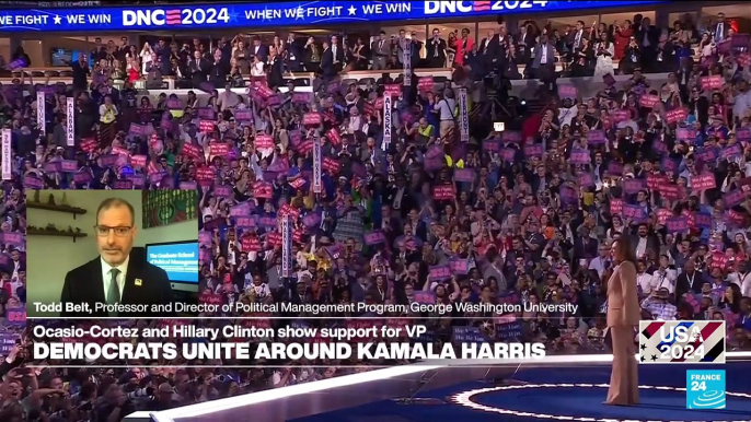 Democrats unite around Kamala Harris at Democratic National Convention