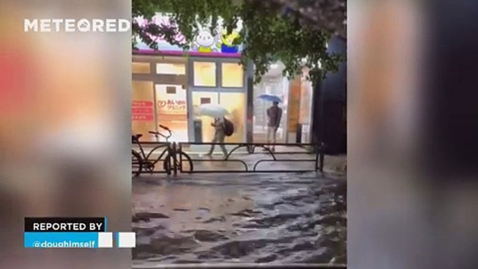 Torrential rains cause severe flooding in Tokyo, Japan