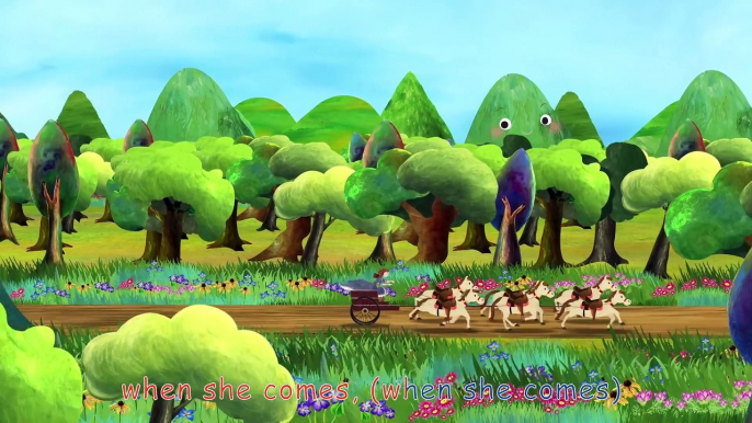 She'll Be Coming Round the Mountain | CoComelon Nursery Rhymes | Kids Songs