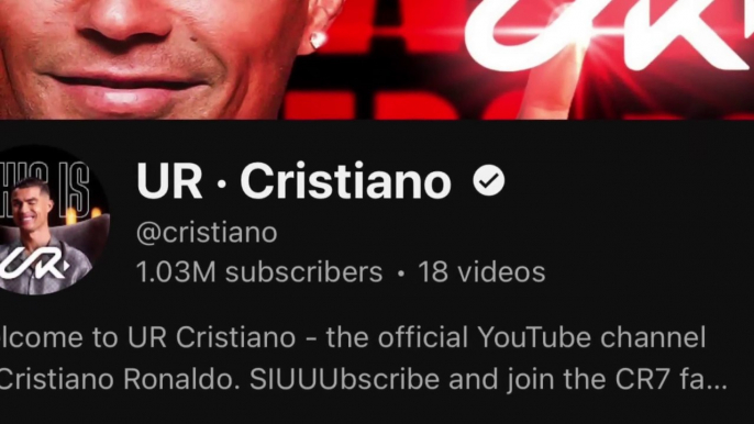 Cristiano Ronaldo Made His YouTube channel 2024 | Time to Subscribe!!