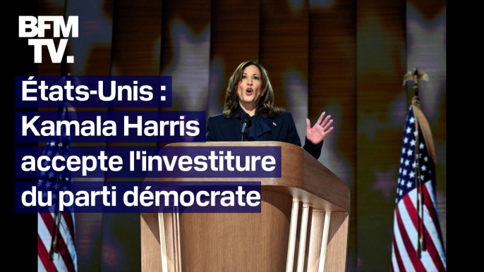 Élections américaines: Kamala Harris accepte l'investiture démocrate lors de la Convention du parti à Chicago