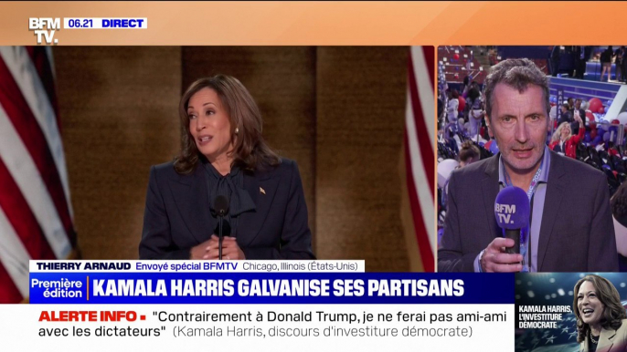 Investiture du parti démocrate: Kamala Harris galvanise ses partisans à Chicago