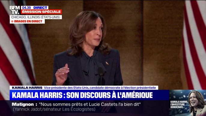 "Ma mère m'a appris à ne jamais me plaindre de l'injustice", confie Kamala Harris lors de son discours d'investiture