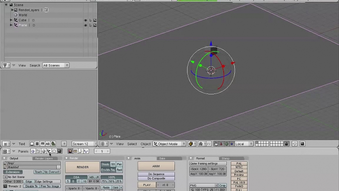 blender 3d tutorial en français simulation physique animation gregdesign.ch