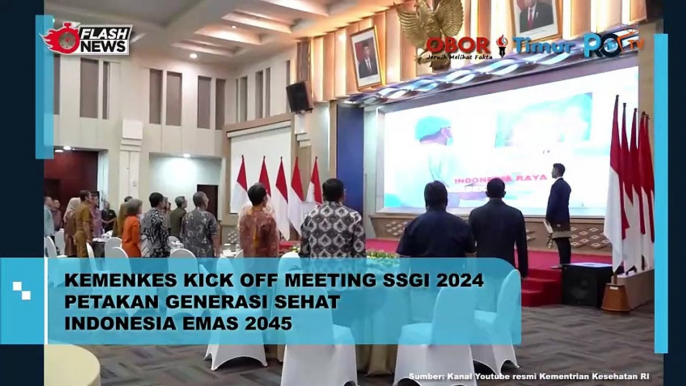 Kemenkes Kick Off SSGI 2024 Petakan Generasi Sehat Indonesia Emas 2045