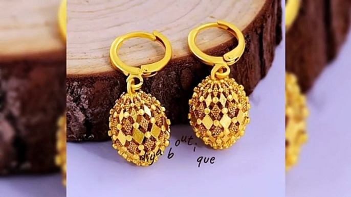 Stylish Gold Earrings Designs/Latest Gold Earrings Designs!!!!!