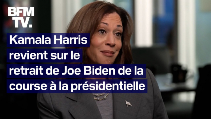 Présidentielle américaine: Kamala Harris raconte le moment où Joe Biden lui a annoncé qu'il se retirait