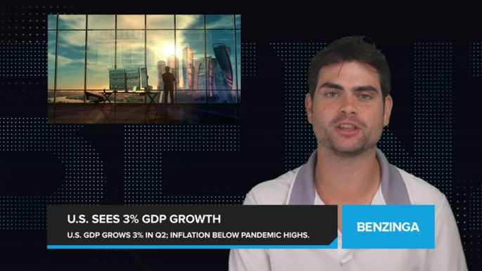 U.S. Economy Surpasses Expectations with 3% GDP Growth in Q2. Inflation Remains Above Target, But Far from Pandemic Highs.