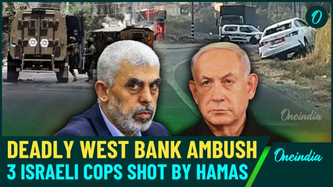 Hamas Attack Leaves 3 Israeli Officers Dead as Gunmen Escape Near West Bank Checkpoint | Watch