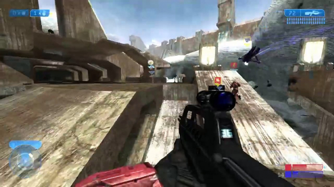 Halo 2 Classic Big Team - Big Team Slayer on Containment Multiplayer Gameplay