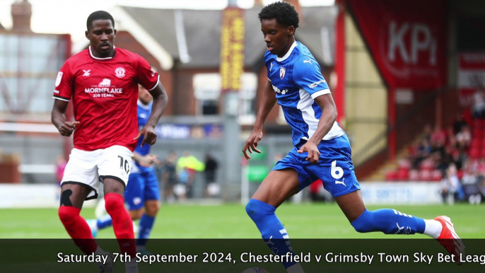 Chesterfield FC September fixtures 2024