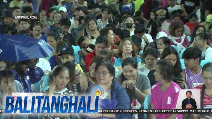 4,000 residente ng Brgy. Bagong Nayon at Brgy. San Isidro, inabutan ng tulong ng GMA Kapuso Foundation | Balitanghali