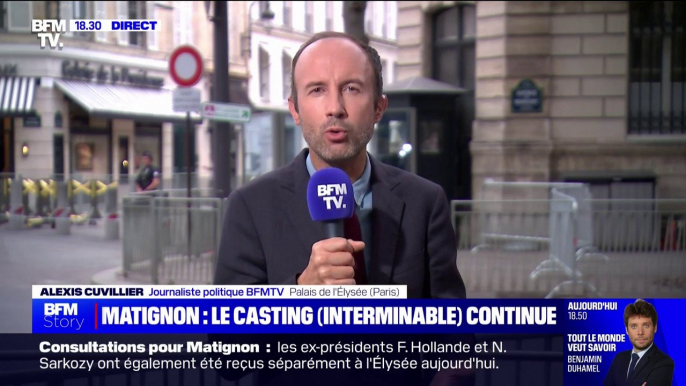 Consultations d'Emmanuel Macron: Gérard Larcher s'est également entretenu avec le président de la République à l'Élysée