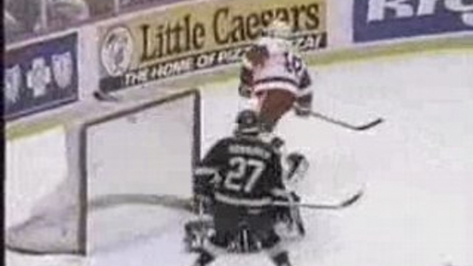 NHL - hockey - goals, hits, saves, fights