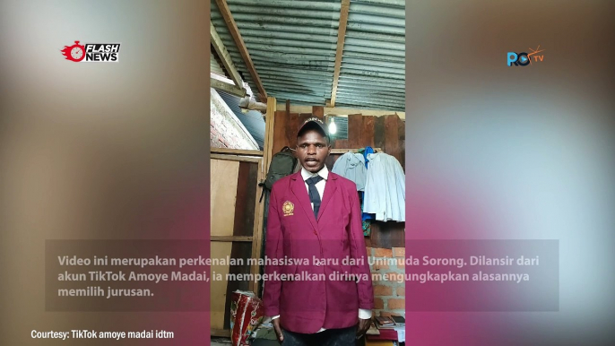 VIRAL! MAHASISWA PAPUA UNGKAP ALASAN KULIAH KAMPUNG SAYA TIDAK PUNYA GURU