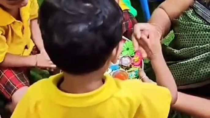 "Kids Celebrate Happy Raksha Bandhan at BALVATIKA Bada Bazar, Talcher Odisha | Joyful Festive Moments!"