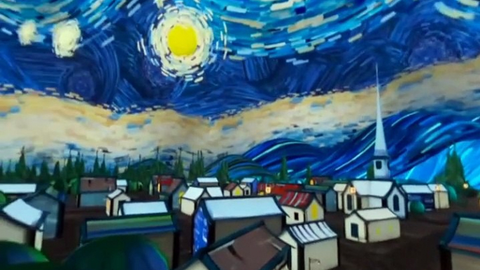 360 VR  and a bag of chips.  Walk inside of a  Picture by Van Gough