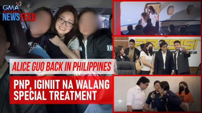 Alice Guo back in Philippines – PNP, iginiit na walang special treatment | GMA Integrated Newsfeed