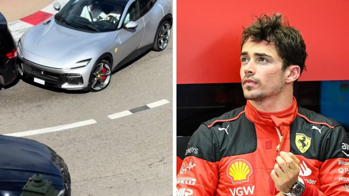 Charles Leclerc, piloto de Fórmula 1, choca su lujoso Ferrari en las calles de Mónaco